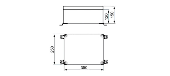 Outline Dimensions Of Explosion Proof Enclosure SEE-e Series