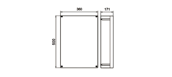 Outline Dimensions Of Explosion Proof Junction Box SJB-P Series