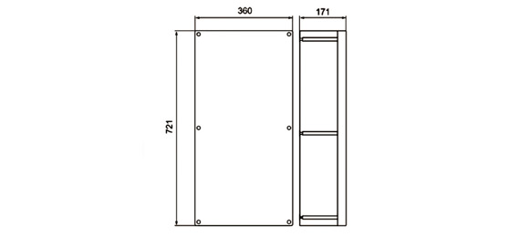 Outline Dimensions Of Explosion Proof Junction Box SJB-P Series