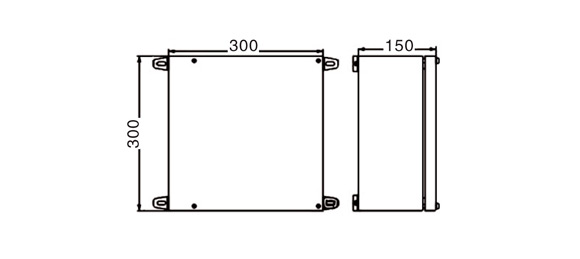 Outline Dimensions Of Explosion Proof Junction Box SJB-S Series