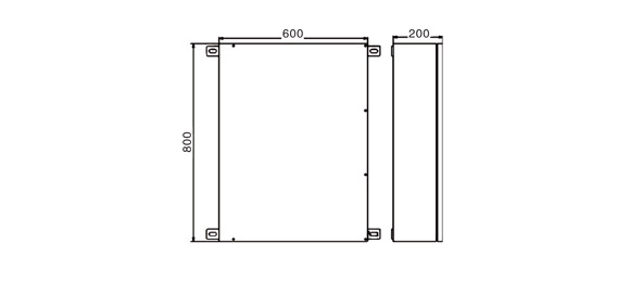 Outline Dimensions Of Explosion Proof Junction Box SJB-S Series