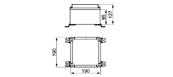 Outline Dimensions Of Explosion Proof Panel SPL-de-IIB Series