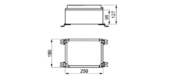 Outline Dimensions Of Explosion Proof Panel SPL-de-IIB Series