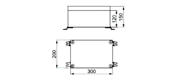 Outline Dimensions Of Explosion Proof Panel SPL-de-IIB Series