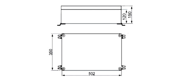 Outline Dimensions Of Explosion Proof Panel SPL-de-IIB Series