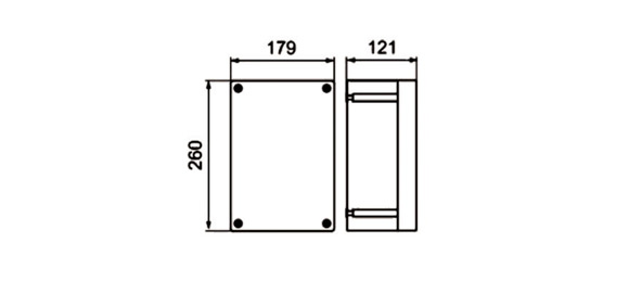 Outline Dimensions Of Explosion Proof Panel SPN-ed-P Series