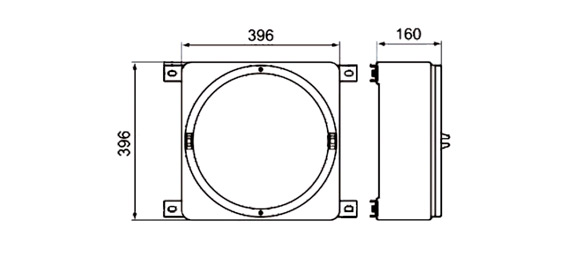 Outline Dimensions Of Explosion Proof Enclosure SEE-IIC Series