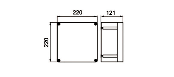 Outline Dimensions Of Explosion Proof Enclosure SEE-P Series