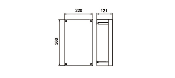 Outline Dimensions Of Explosion Proof Enclosure SEE-P Series