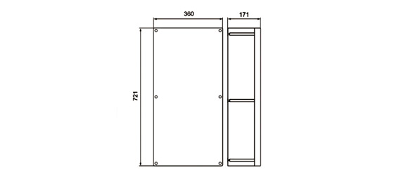 Outline Dimensions Of Explosion Proof Enclosure SEE-P Series