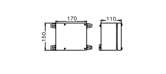 Outline Dimensions Of Explosion Proof Enclosure SEE-S Series