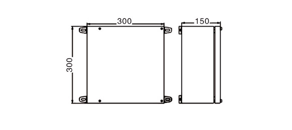 Outline Dimensions Of Explosion Proof Enclosure SEE-S Series