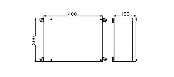 Outline Dimensions Of Explosion Proof Enclosure SEE-S Series