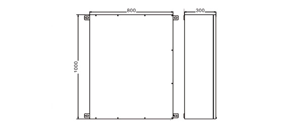 Outline Dimensions Of Explosion Proof Enclosure SEE-S Series