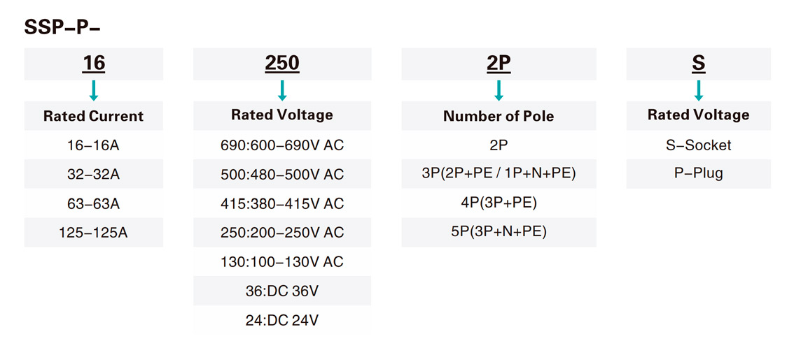 Explosion Proof Receptacle Sockets and Plugs SSP-P Series