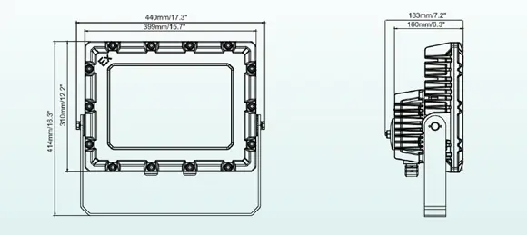 Mounting of Explosion Proof Led Flood Light SHF-IA Series