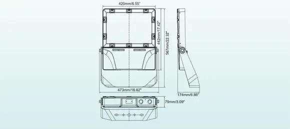 Mounting of Explosion Proof Led Flood Light SHF-II Series