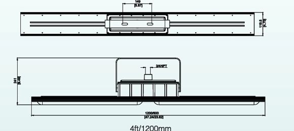 Mounting of Explosion Proof Fluorescent Light SLL-II Series